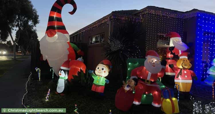 Christmas Light display at 1 Cordoba Way, Mernda