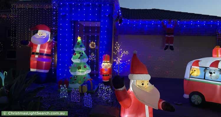 Christmas Light display at 1 Cordoba Way, Mernda
