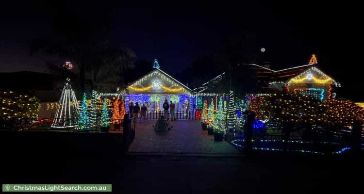 Christmas Light display at 26 Hampden Road, Mount Barker