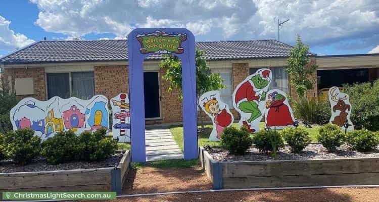Christmas Light display at 3 Oman Place, Calwell