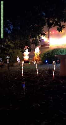 Christmas Light display at  Owen Court, Christie Downs
