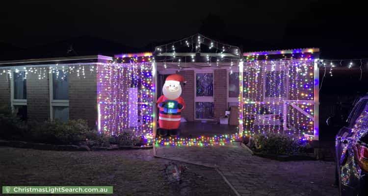 Christmas Light display at 23 Harwell Road, Ferntree Gully