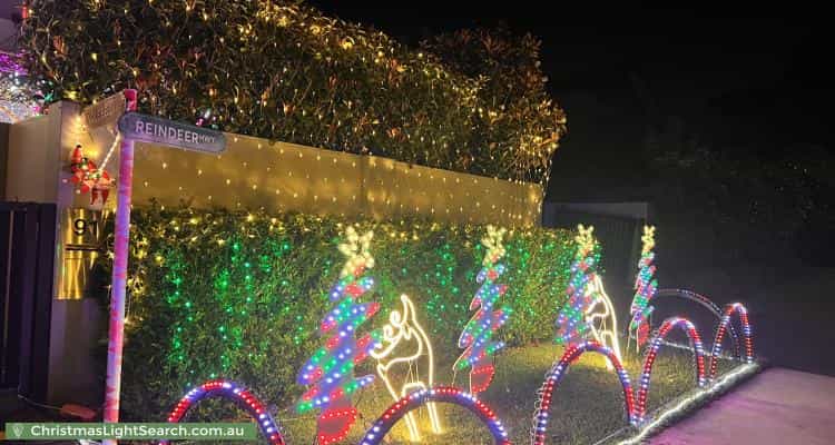 Christmas Light display at 91 Hennessy Avenue, Moorebank