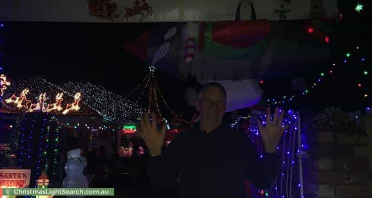 Christmas Light display at 12 Cooper Street, Sunshine