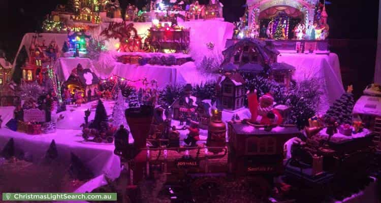 Christmas Light display at 12 Cooper Street, Sunshine