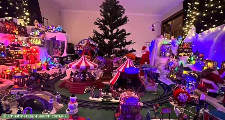 Christmas Light display at  Monte Carlo Drive, Point Cook