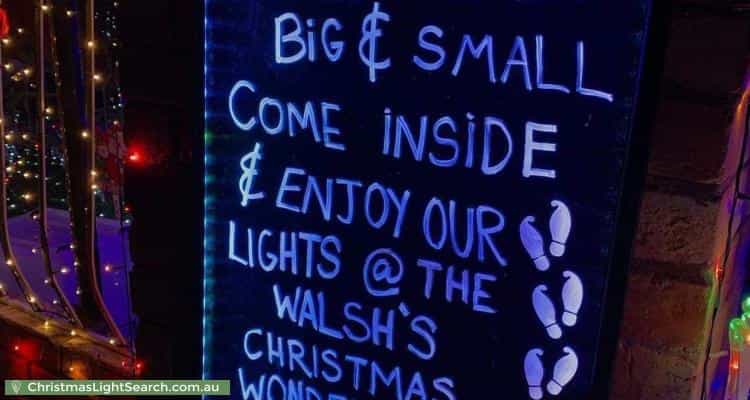 Christmas Light display at 12 Cooper Street, Sunshine