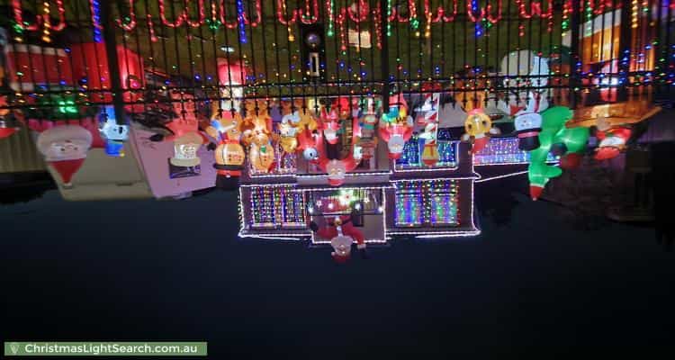 Christmas Light display at 37 Edgewater Circuit, Cairnlea