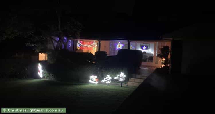 Christmas Light display at 38 Evelyn Avenue, Turramurra