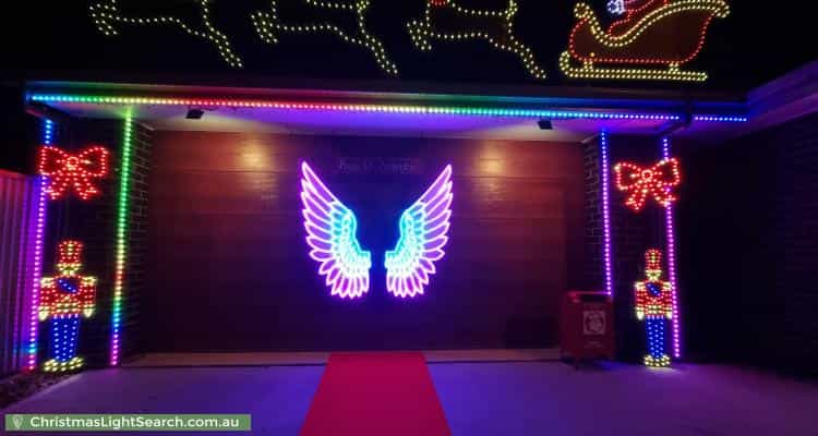 Christmas Light display at 252 Petherton Road, Andrews Farm