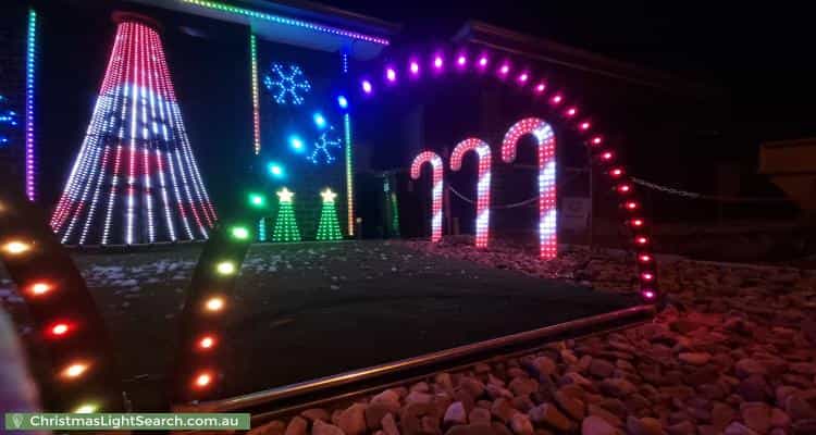 Christmas Light display at 252 Petherton Road, Andrews Farm