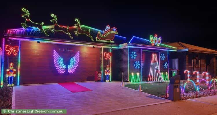 Christmas Light display at 252 Petherton Road, Andrews Farm