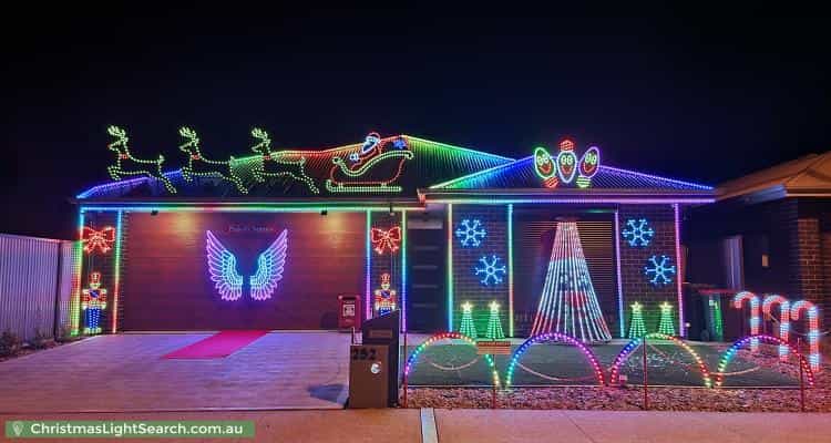 Christmas Light display at 252 Petherton Road, Andrews Farm