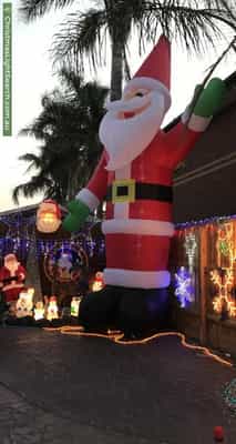 Christmas Light display at 22 Sandridge Court, Patterson Lakes
