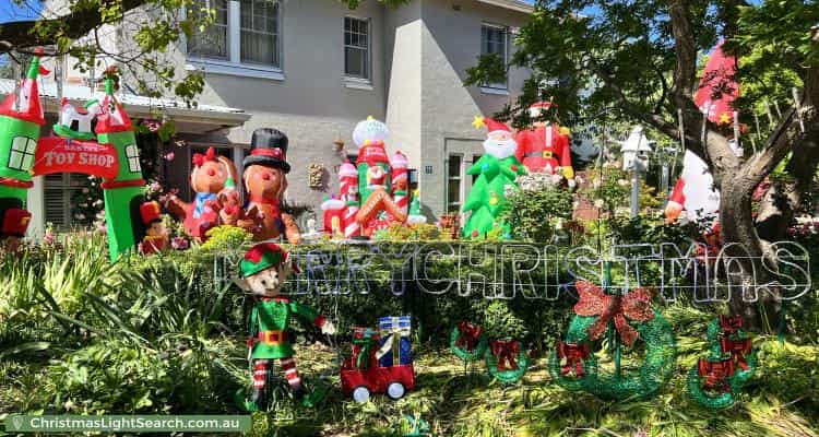 Christmas Light display at  Foveaux Street, Ainslie