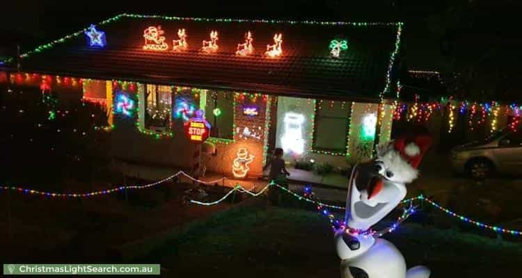 Christmas Light display at 10 Neale Street, Tea Tree Gully