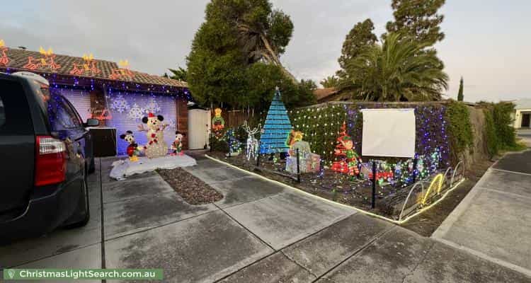 Christmas Light display at 2 Cannes Avenue, Grange