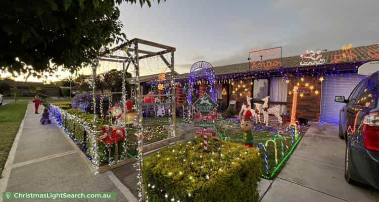 Christmas Light display at 2 Cannes Avenue, Grange