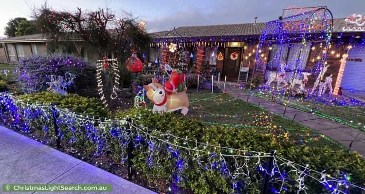 Christmas Light display at 2 Cannes Avenue, Grange