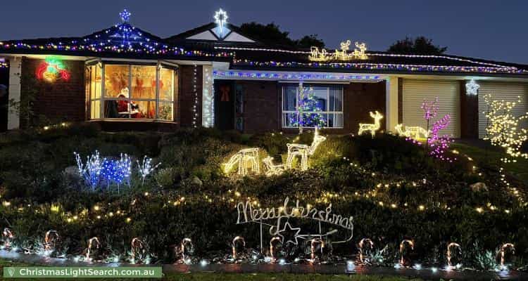 Christmas Light display at 6 The Common, Onkaparinga Hills