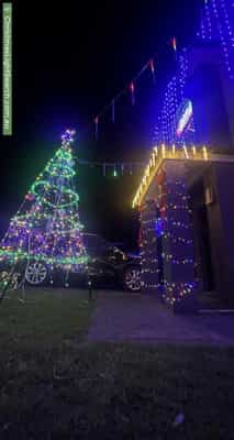 Christmas Light display at  Wilma Court, Aberfoyle Park