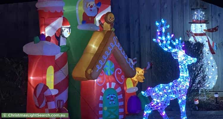 Christmas Light display at 19 Granite Drive, Langwarrin