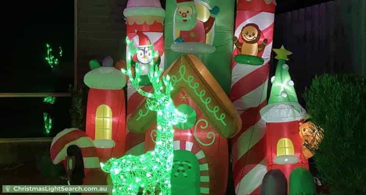 Christmas Light display at 19 Granite Drive, Langwarrin