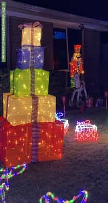 Christmas Light display at 19 Granite Drive, Langwarrin