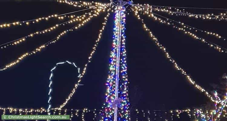 Christmas Light display at  Burraly Court, Ngunnawal