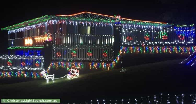 Christmas Light display at 28 Carawatha Avenue, Mount Nasura