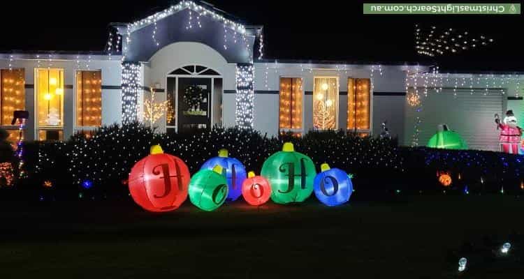 Christmas Light display at 24 Gooden Drive, Nuriootpa