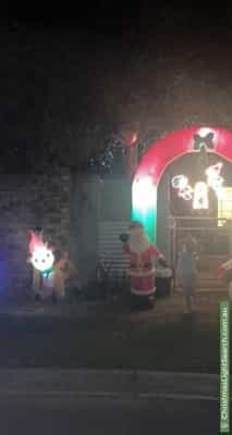 Christmas Light display at 12 Miner Court, Deception Bay