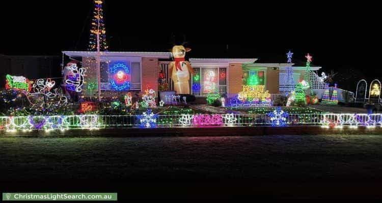Christmas Light display at 1 Aries Avenue, Hope Valley