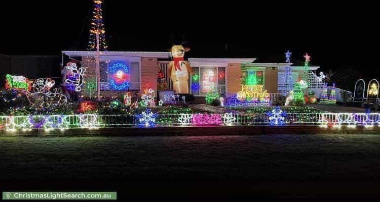 Christmas Light display at 1 Aries Avenue, Hope Valley