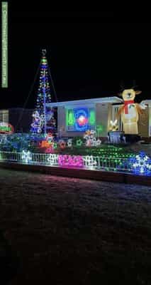 Christmas Light display at 1 Aries Avenue, Hope Valley