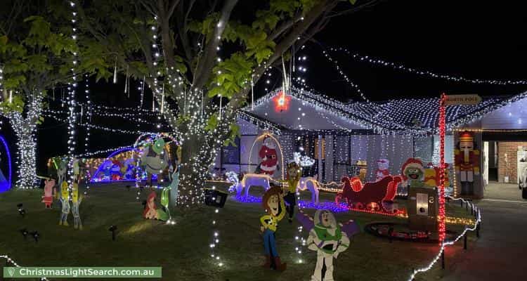 Christmas Light display at 8 Alfred Close, Traralgon