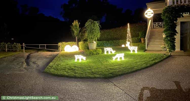 Christmas Light display at 33 Nicholii Loop, Jerrabomberra