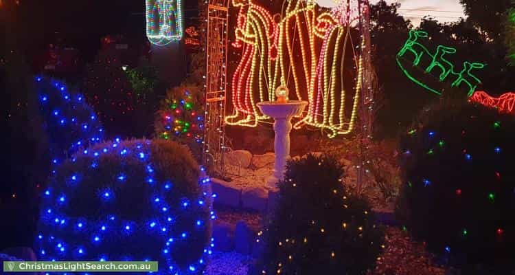 Christmas Light display at  Springvale Drive, Weetangera