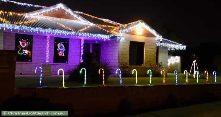 Christmas Light display at 21 Arrowsmith Avenue, Ellenbrook