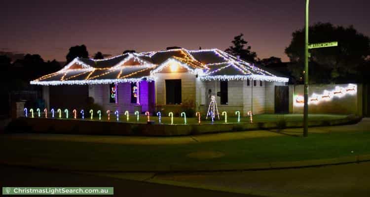 Christmas Light display at 21 Arrowsmith Avenue, Ellenbrook