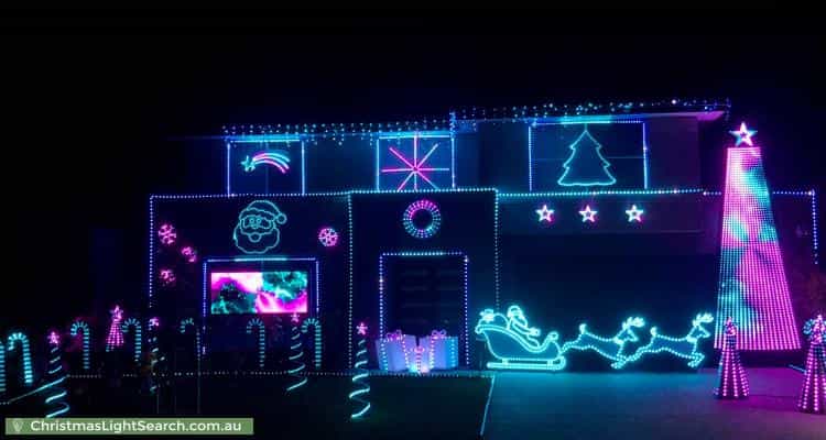 Christmas Light display at 3 D'Ercole Court, Gwelup