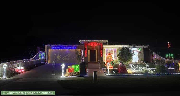Christmas Light display at 47 Taupo Crescent, Rowville