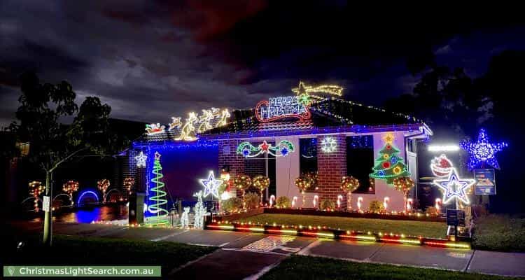 Christmas Light display at 50 Newington Parade, Mernda