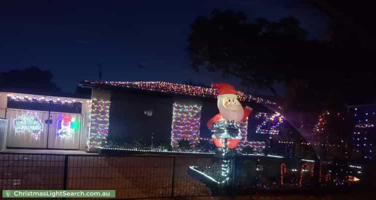 Christmas Light display at  Arkaba Street, Taperoo