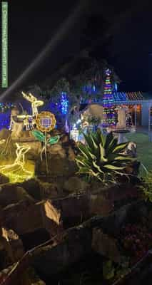 Christmas Light display at 28 Hixson Street, Bankstown