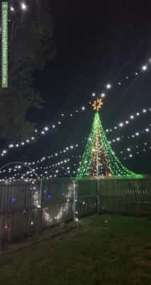Christmas Light display at 15 McMahon Cres, Toowomba