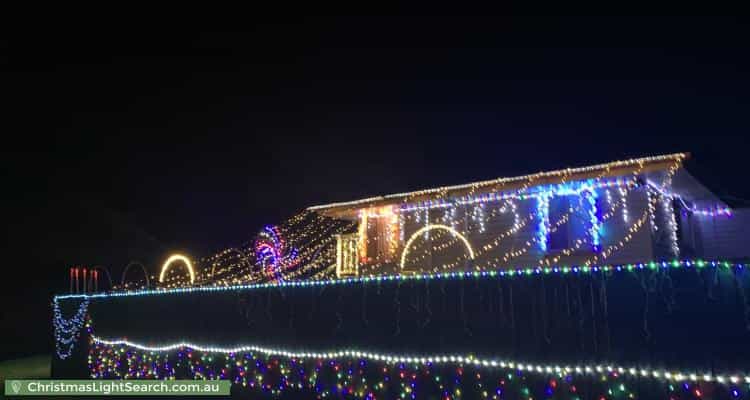 Christmas Light display at 15 McMahon Cres, Toowomba
