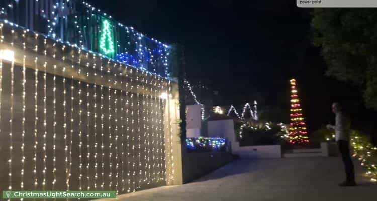 Christmas Light display at 9 Winding Way, Belair