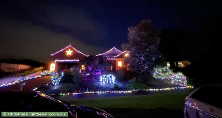 Christmas Light display at 9 Silkhorn Crescent, Mount Martha