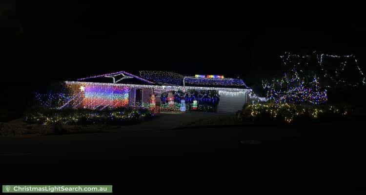 Christmas Light display at  Skyline Drive, Hillbank